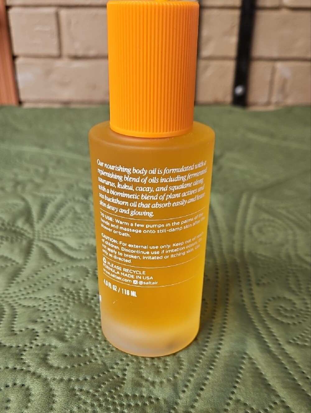 Salta Exotic Pulp Nourishing Body Oil - Orange - Picture 2 of 4